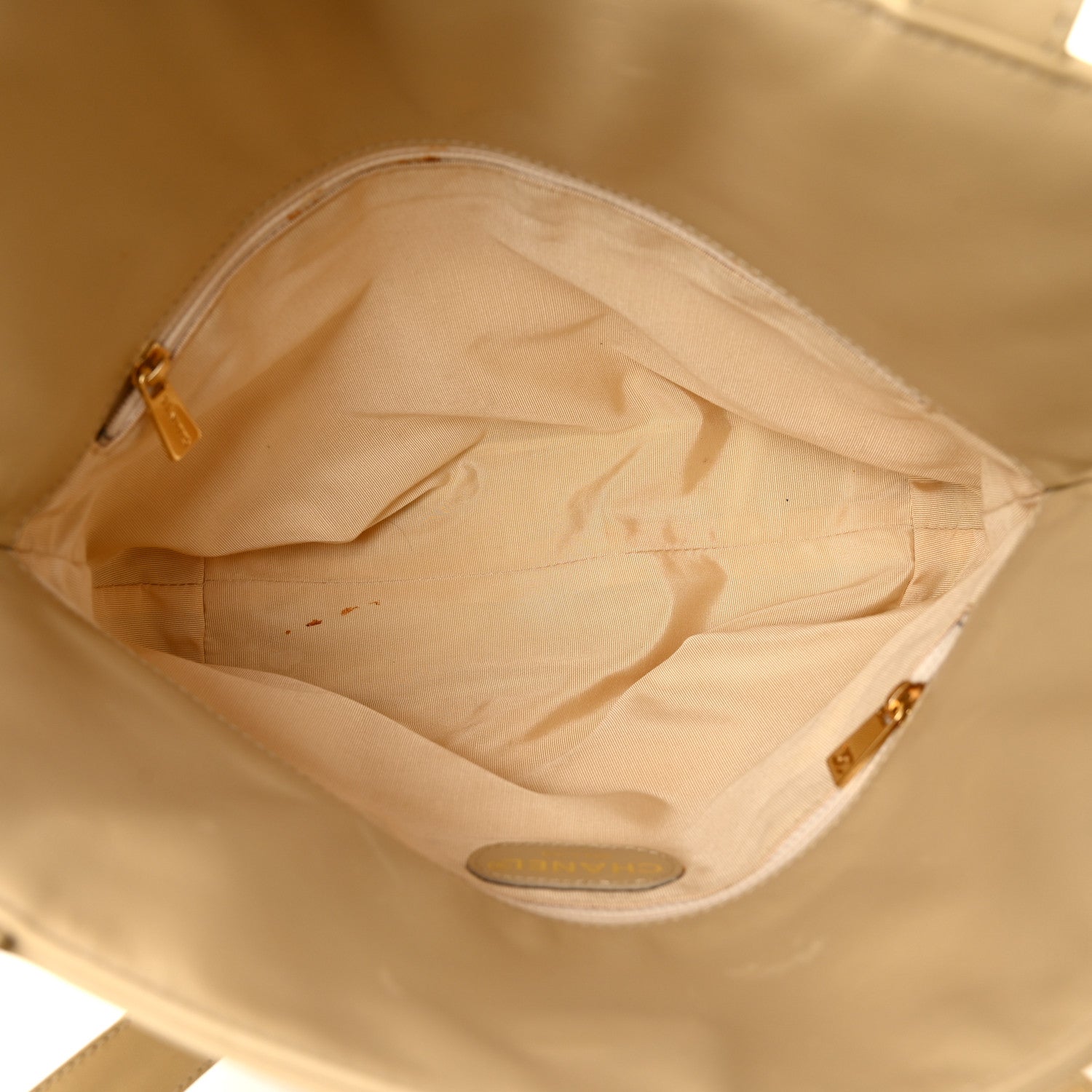 Calfskin CC Tote Beige