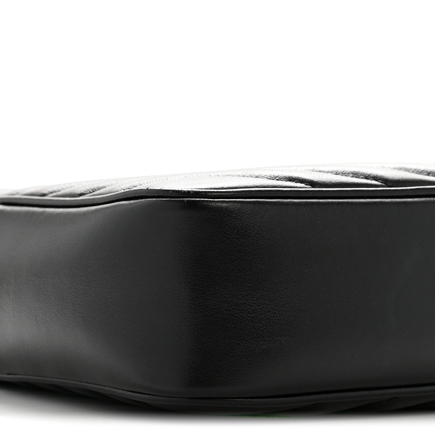Calfskin Matelasse Monogram Lou Camera Bag Black