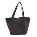 Grained Calfskin Park Tote Three Deep Brown