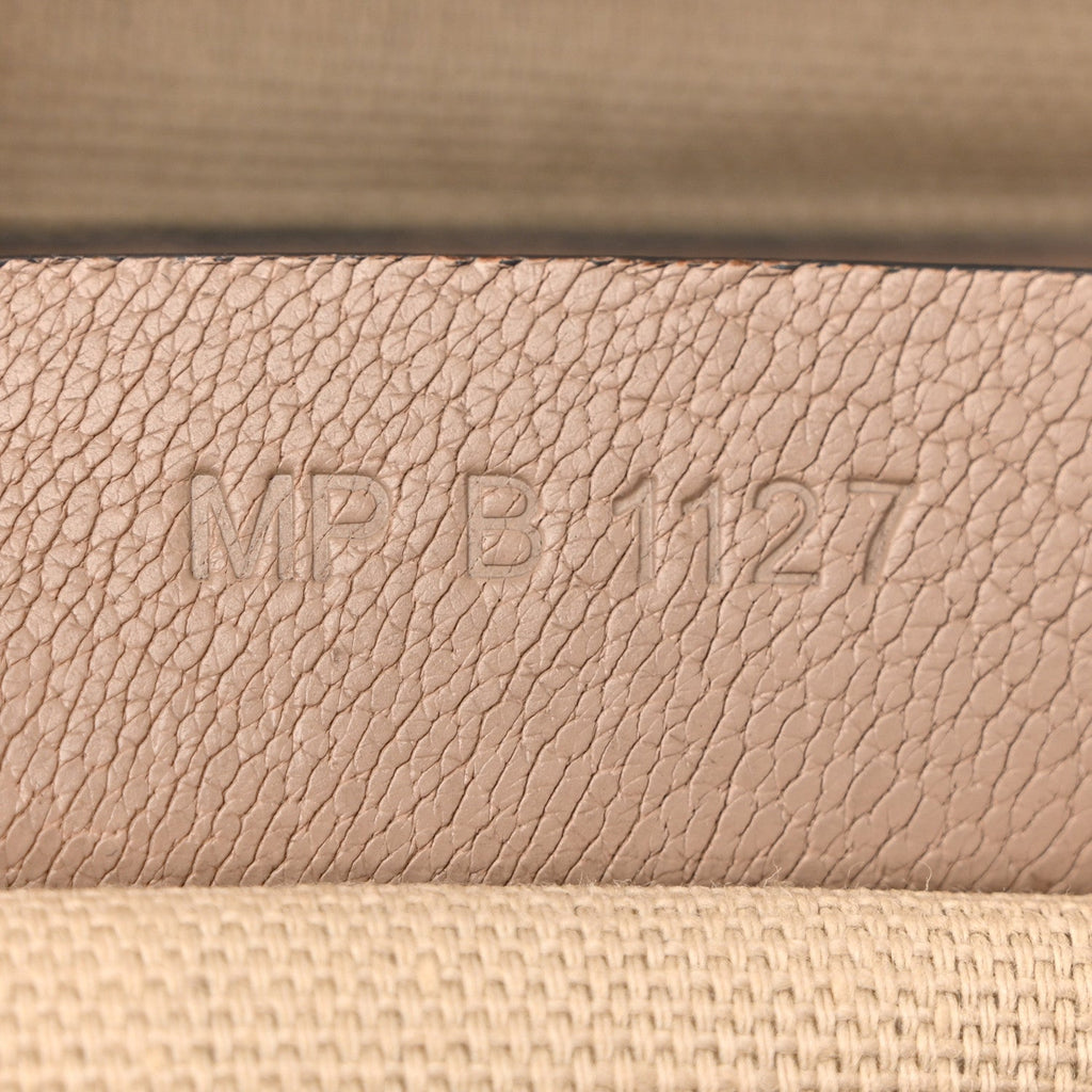 Sugar Goatskin Medium Antigona Linen