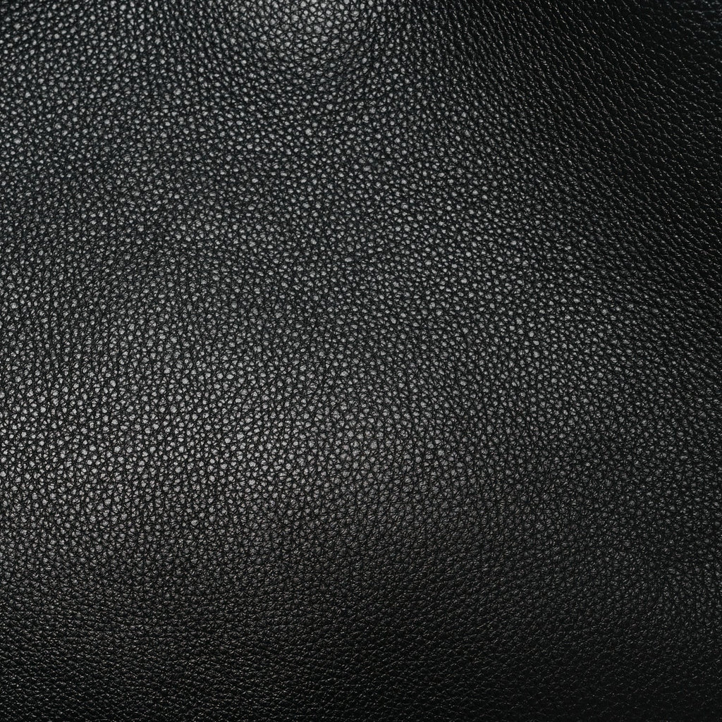 Soft Grained Calfskin Maxi B Hobo Black