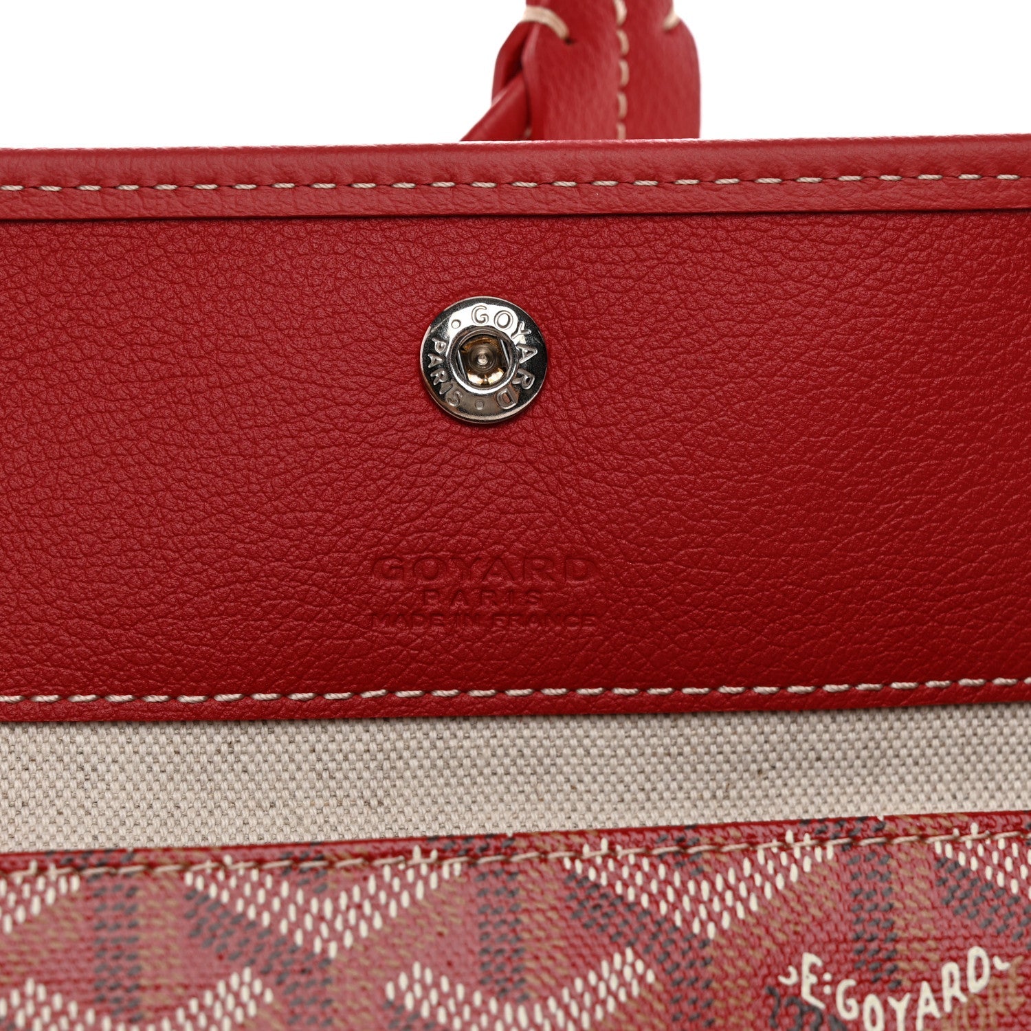 Goyardine Boheme Hobo Red