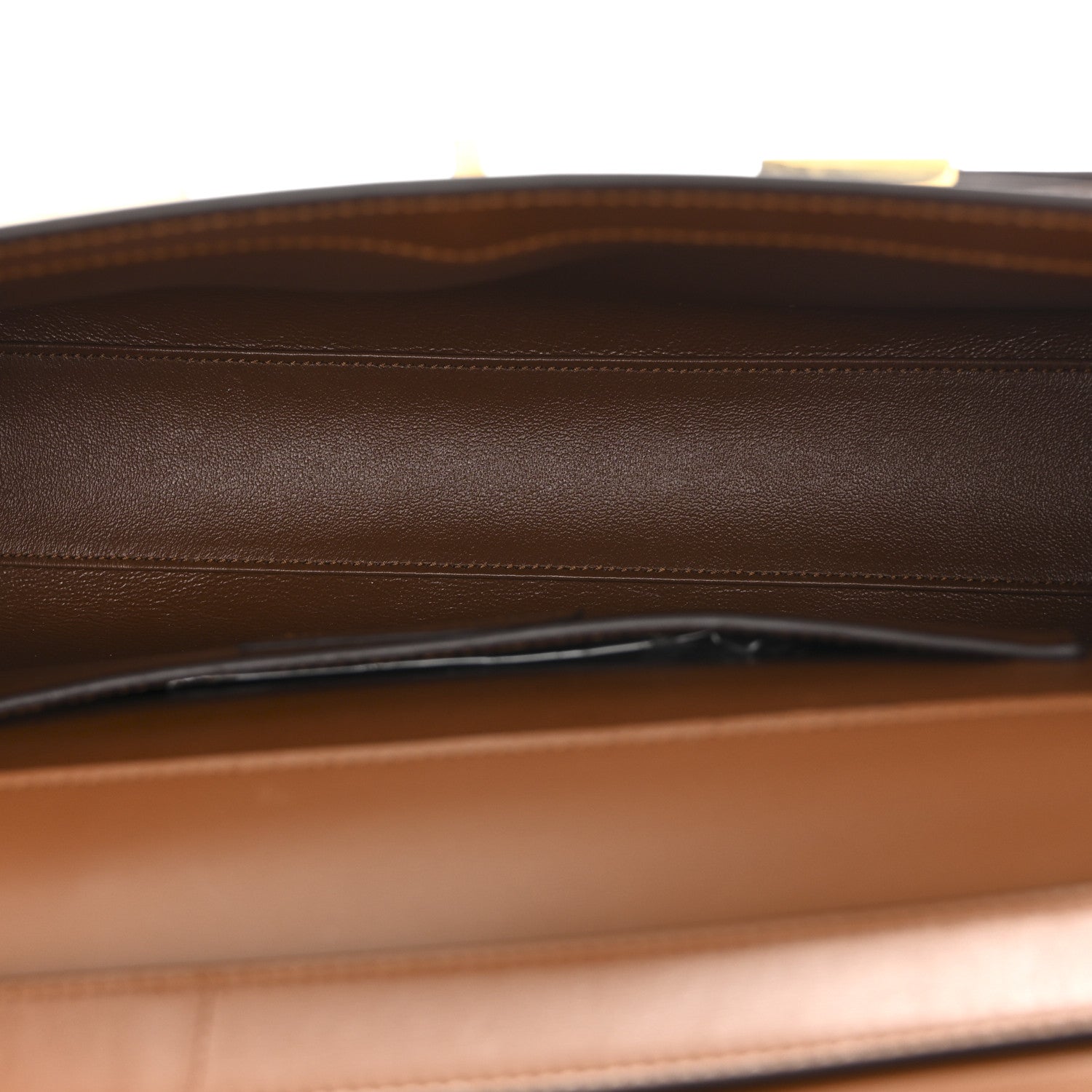 Smooth Calfskin Manhattan Shoulder Bag Brick