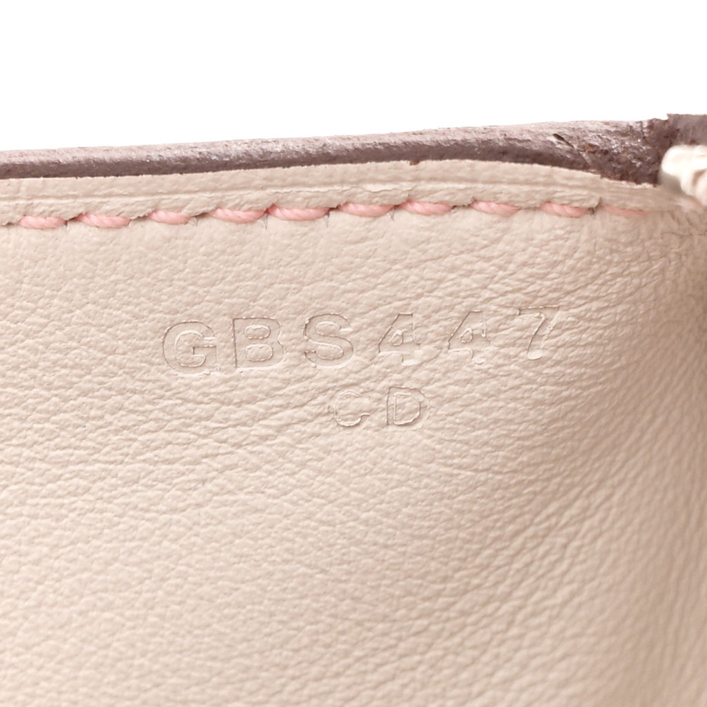 Taurillon Clemence Verso Mini Lindy 20 Rose Sakura Gris Perle