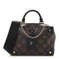 Monogram Petite Malle Souple Black