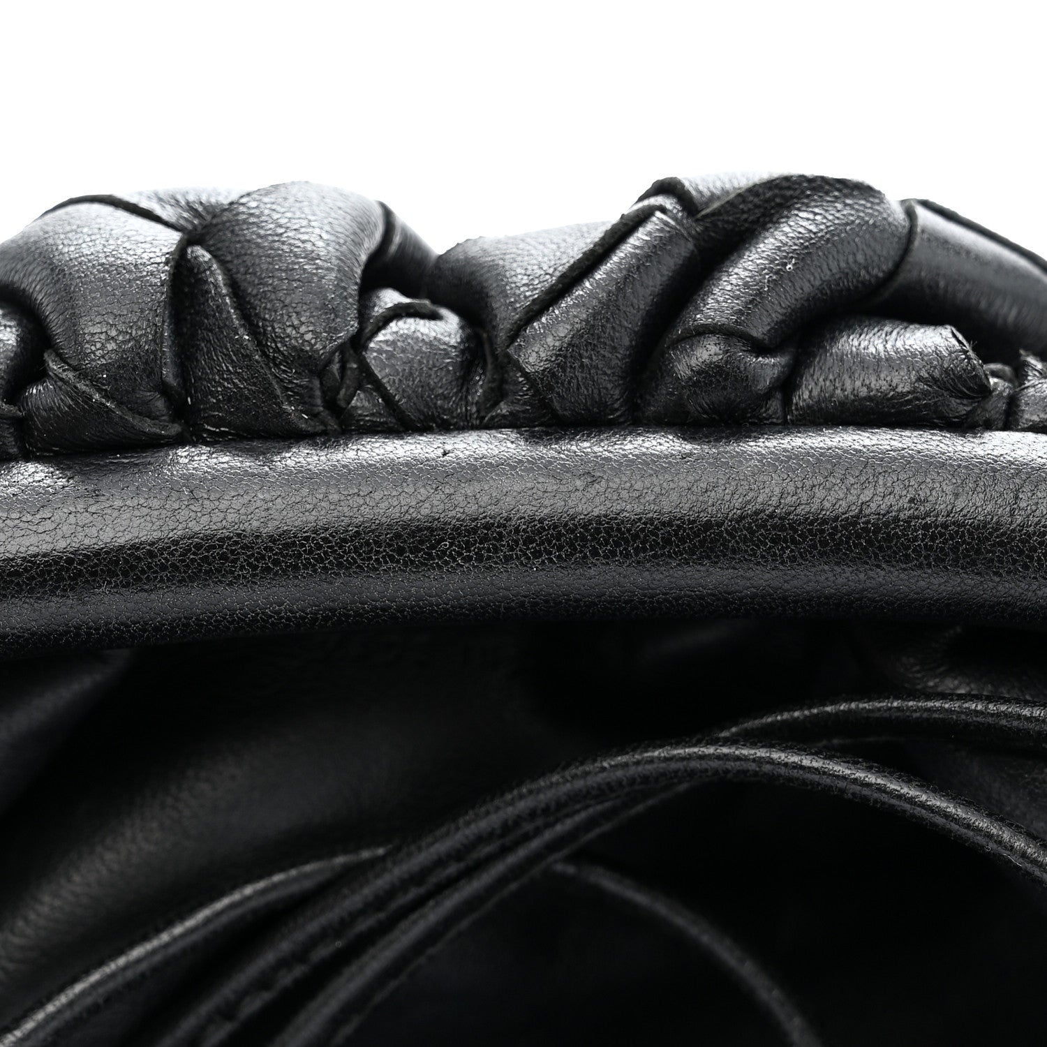 Nappa Intrecciato The Mini Pouch Black