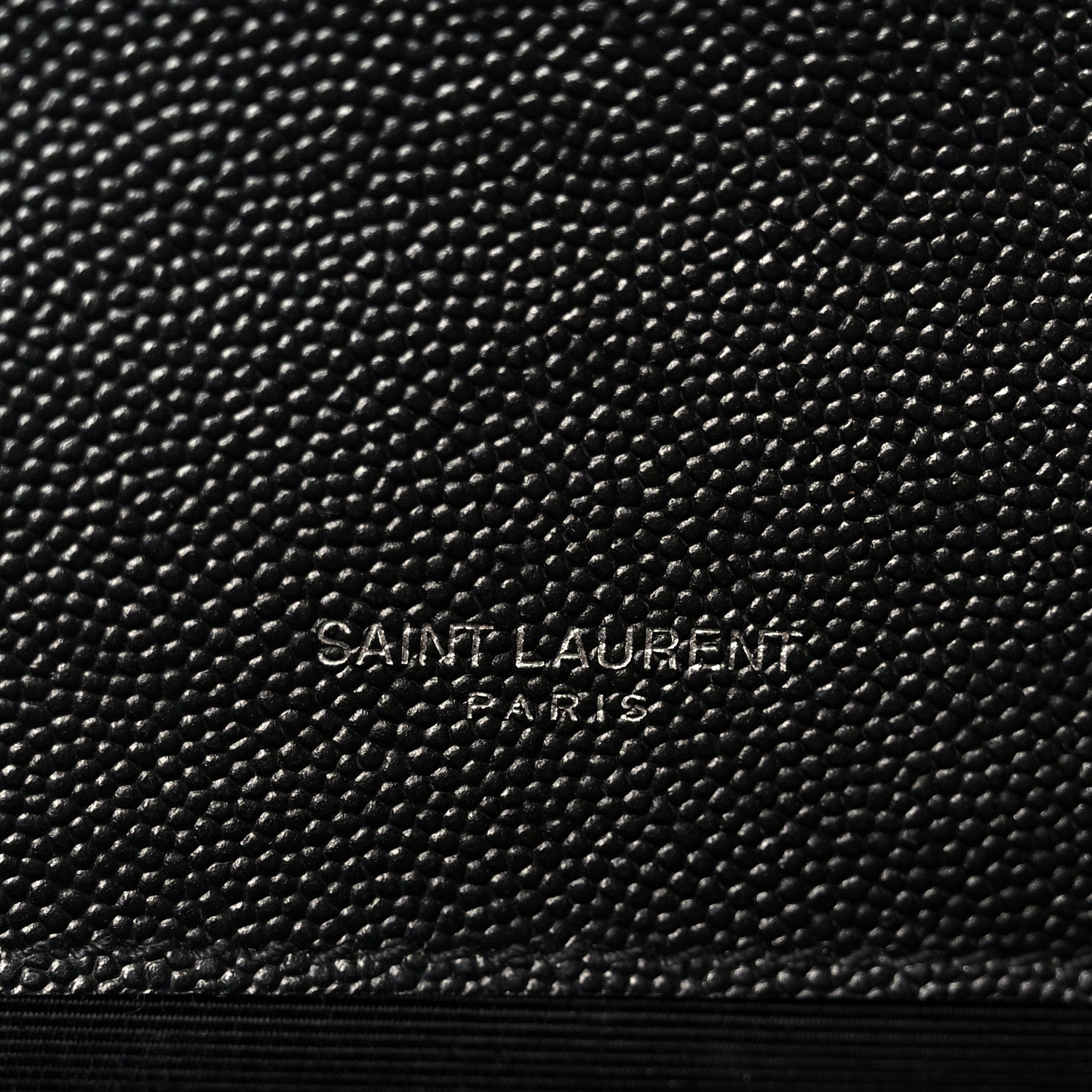 Grain De Poudre Medium Classic Monogram Kate Satchel Black