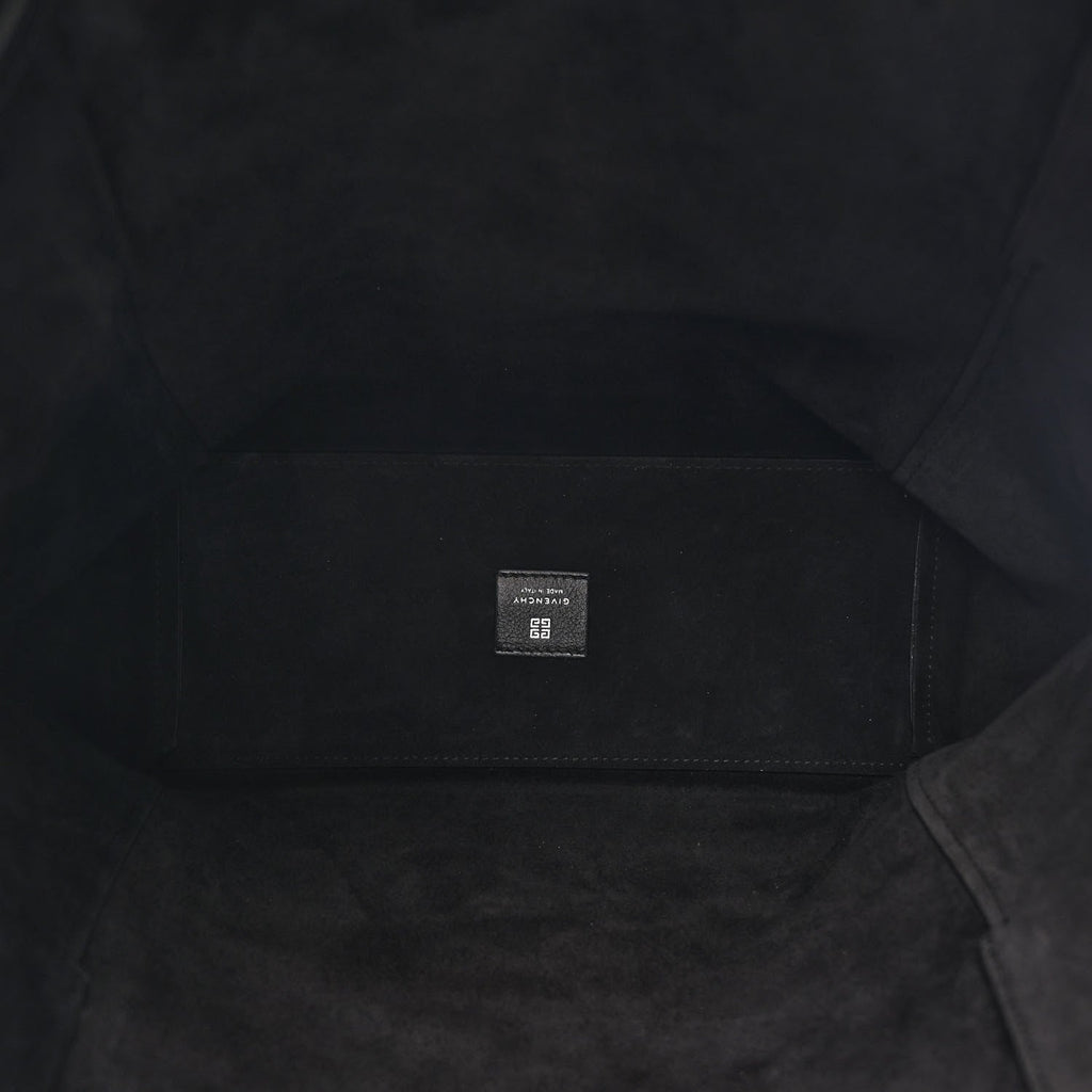 Calfskin Voyou Medium North South Tote Black