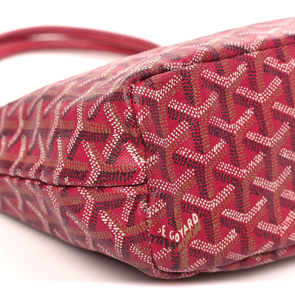 Goyardine Reversible Mini Anjou Red