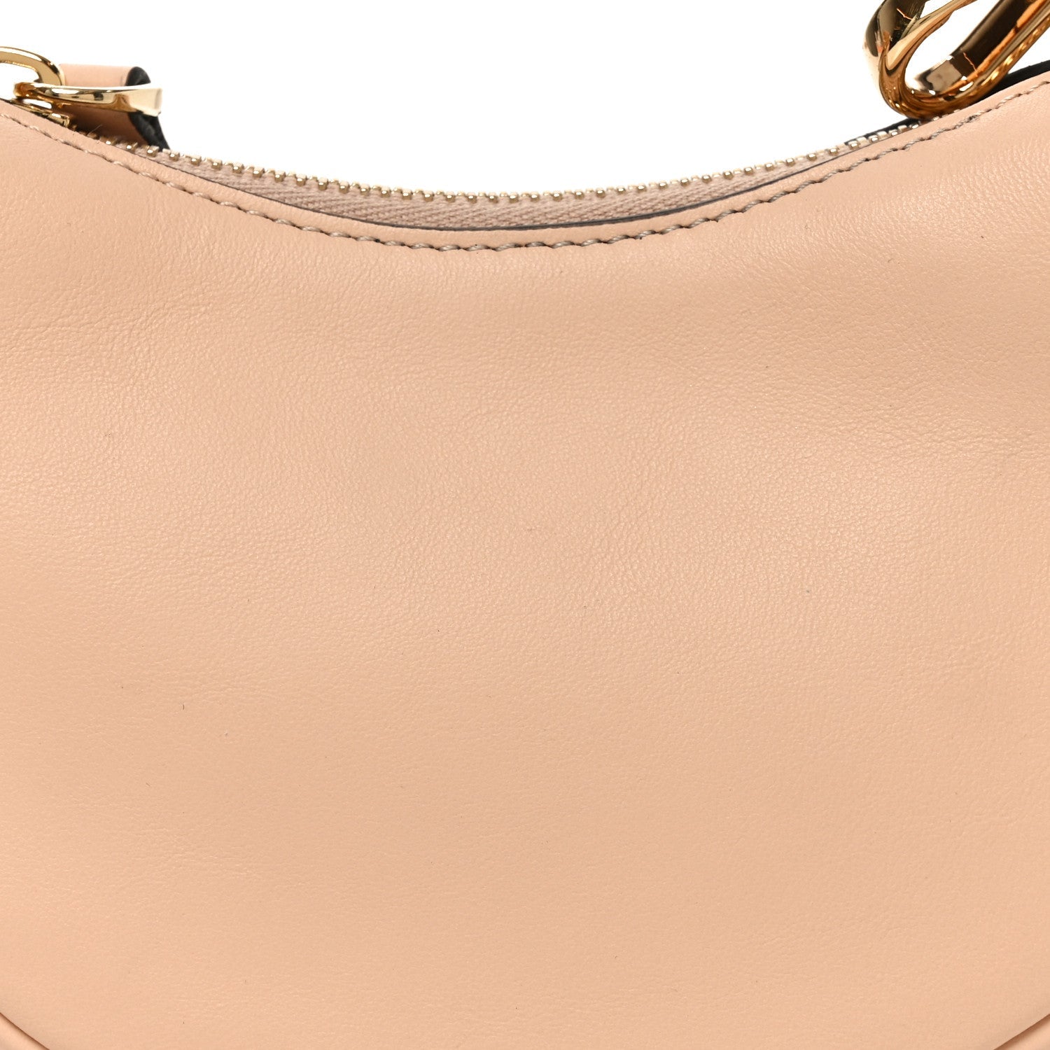 Vitello Grace Matte Nano Fendigraphy Hobo Charm Light Rose