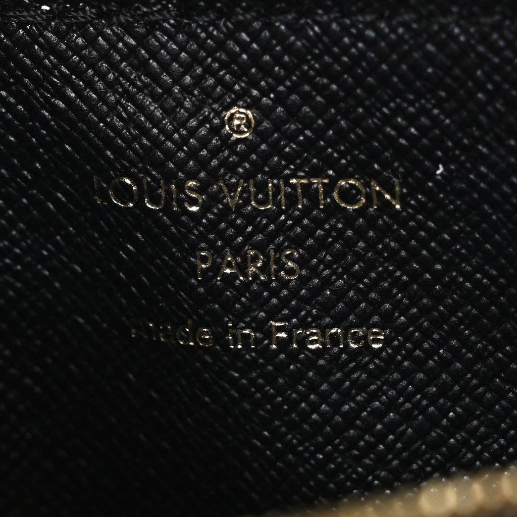 Monogram Recto Verso  Holder Black