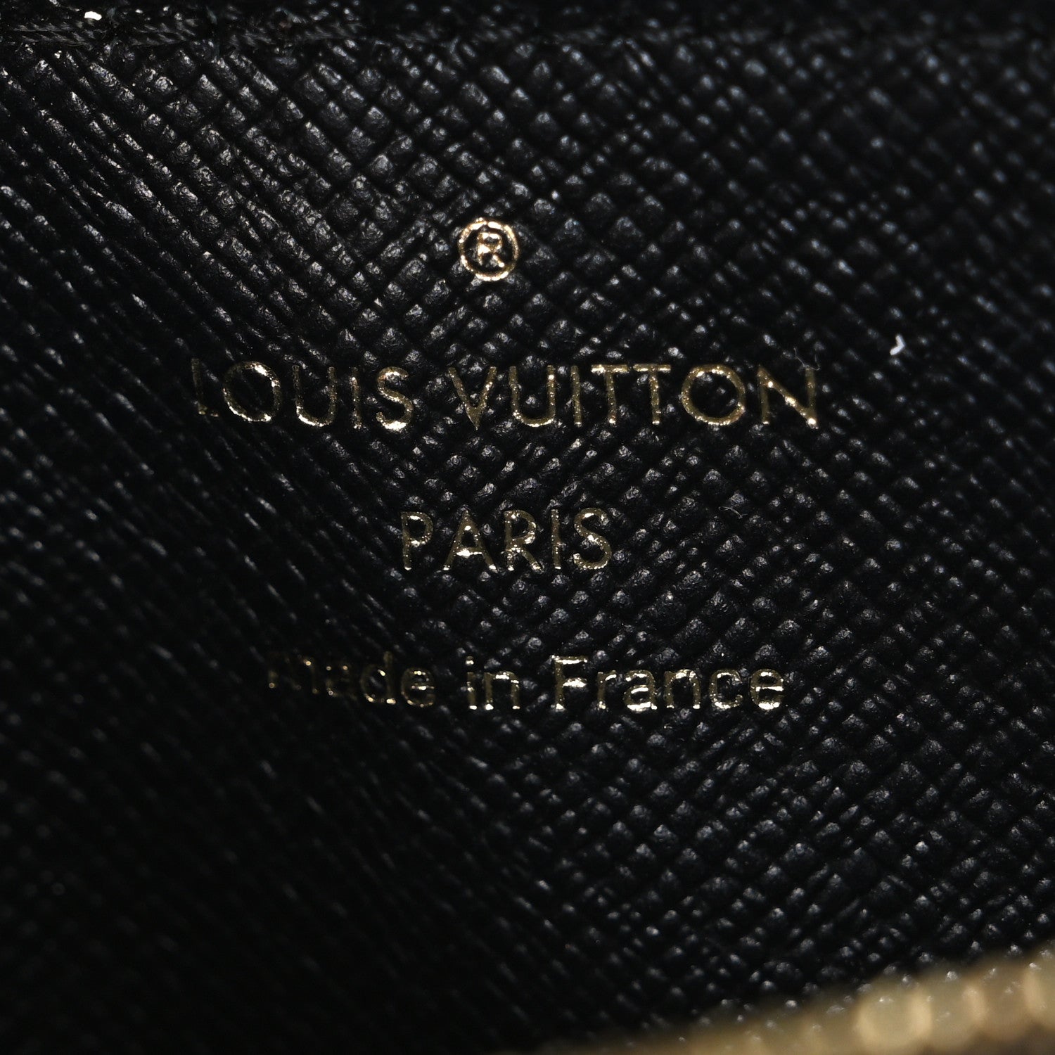 Monogram Recto Verso  Holder Black