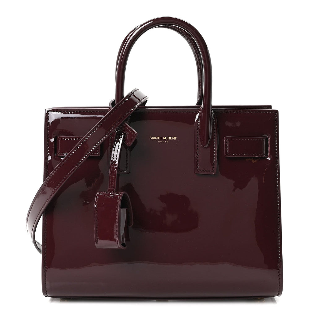 Patent Nano Sac de Jour Dark Red Wine