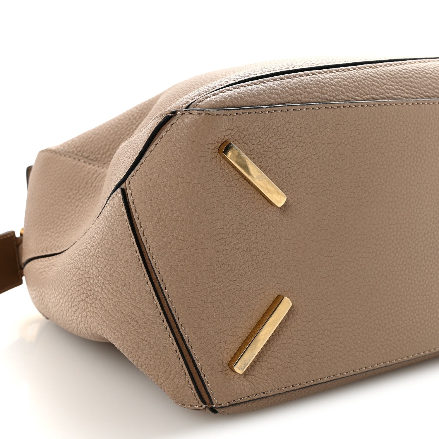 Grained Calfskin Medium Puzzle Bag Sand Mink
