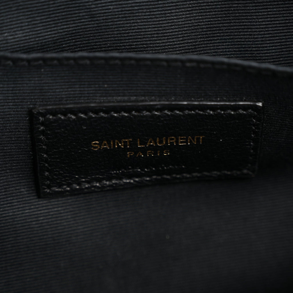 Calfskin Matelasse Monogram Lou Camera Bag Black