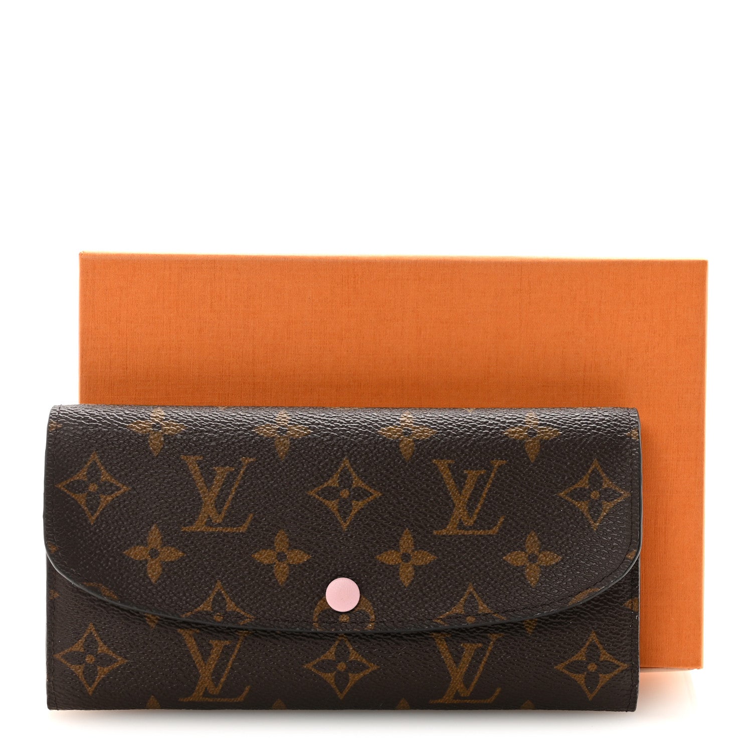Monogram Emilie Wallet Rose Ballerine