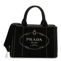 Canapa Small Logo Tote Black Talco