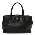Calfskin Cerf Shopper Tote Black