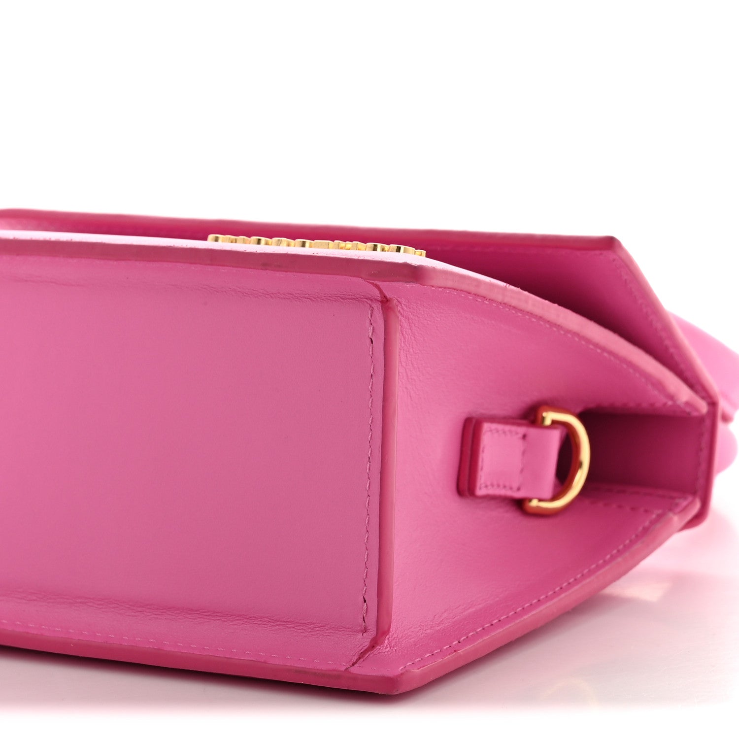 Smooth Calfskin Le Chiquito Noeud Neon Pink