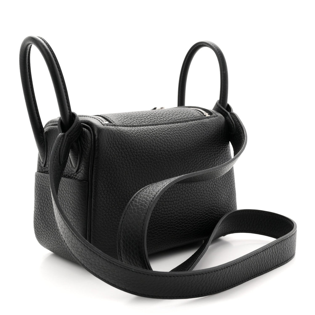 Taurillon Clemence Mini Lindy 20 Black