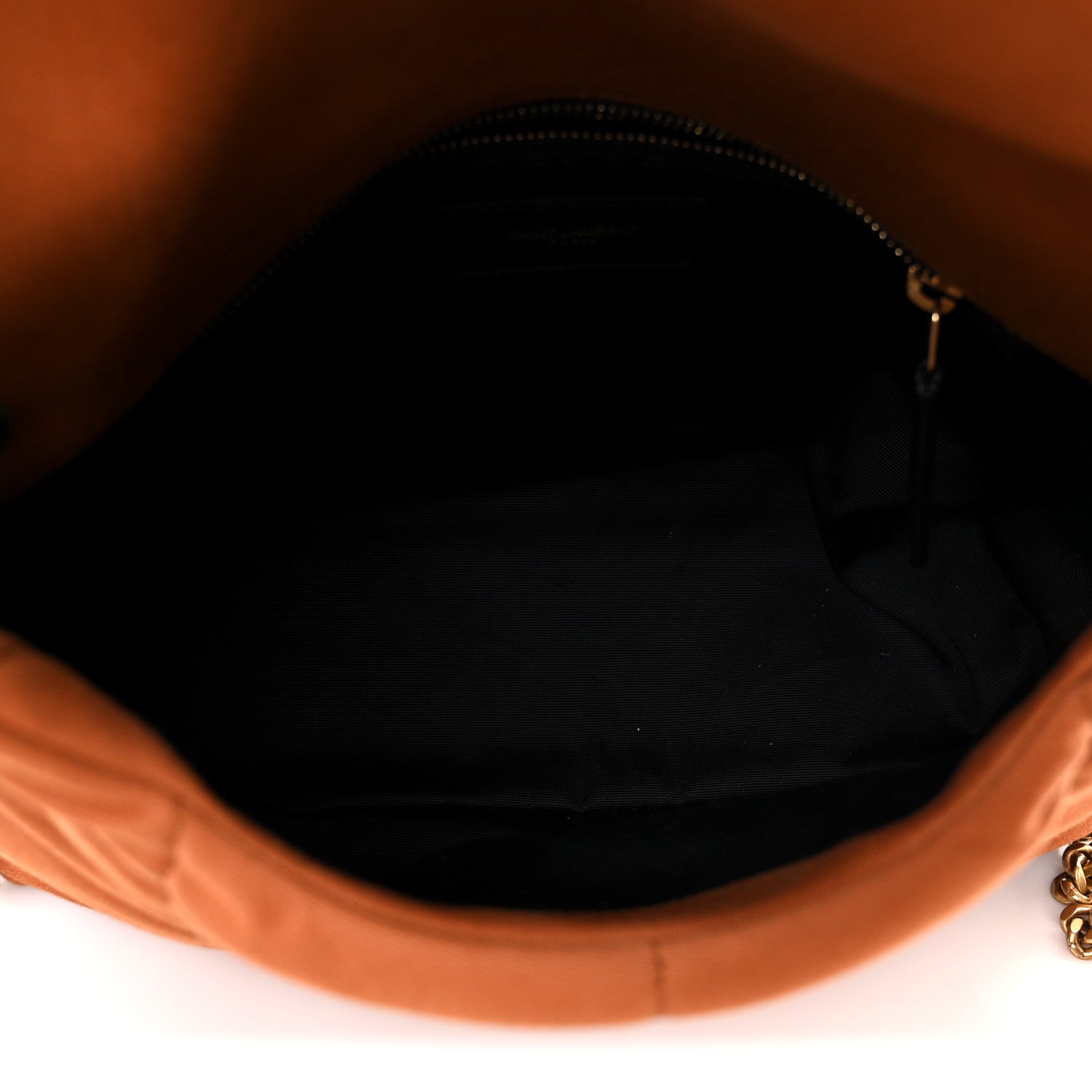 Canvas Quilted Small Loulou Puffer Monogram Chain Satchel Hot Rust