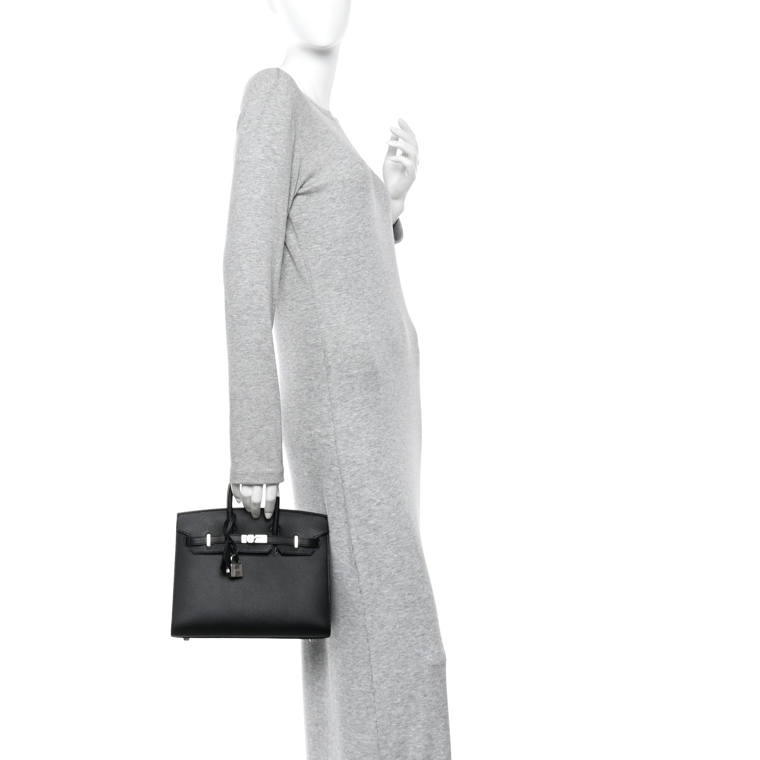 Epsom Birkin Sellier 25 Black