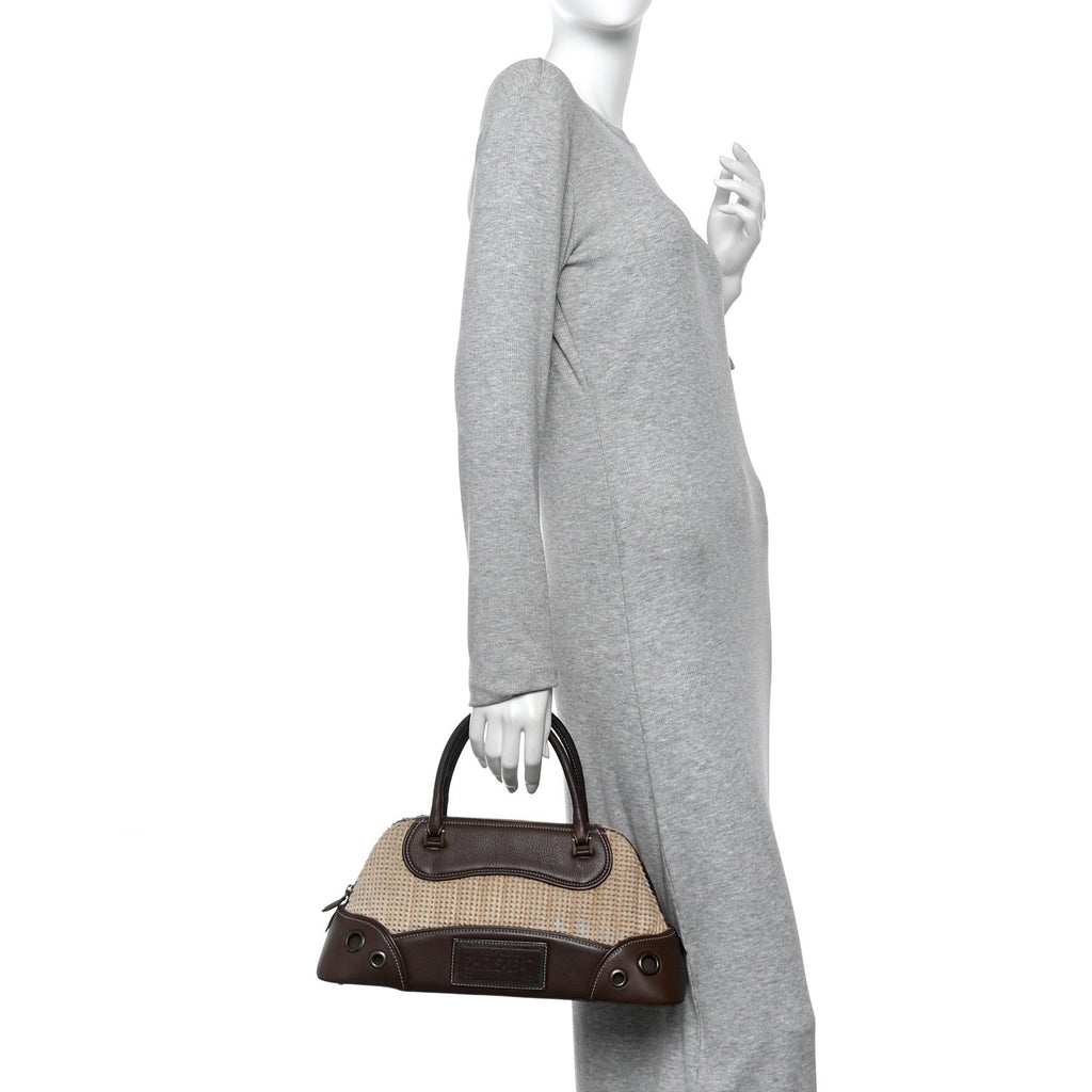 Pony Hair Calfskin Cadillac Tote Brown