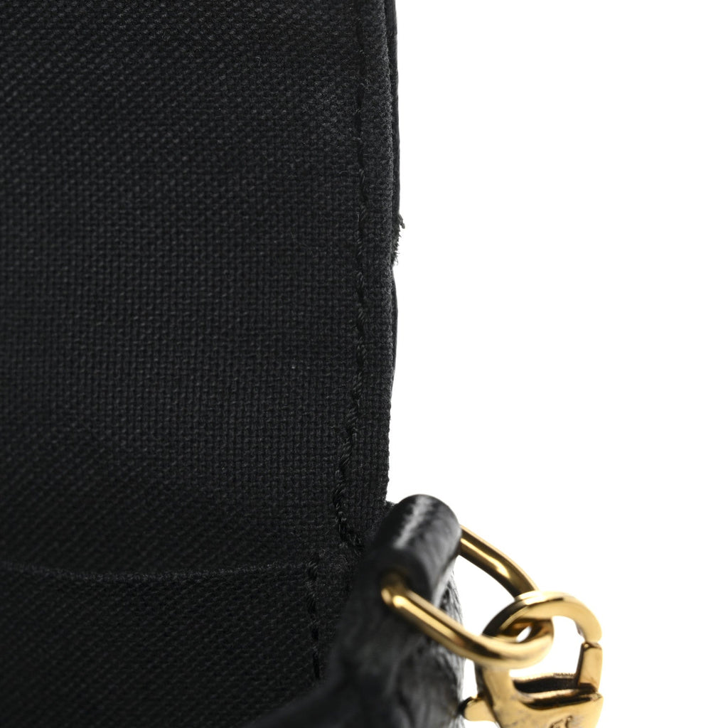 Empreinte Pochette Felicie Chain Wallet Black