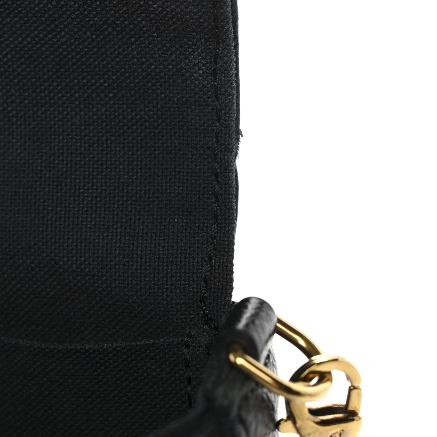 Empreinte Pochette Felicie Chain Wallet Black