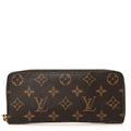 Monogram Clemence Wallet Rose Ballerine