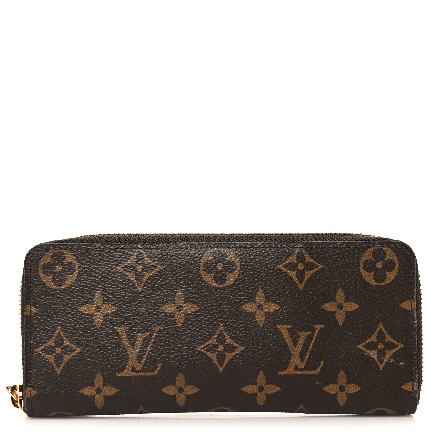 Monogram Clemence Wallet Rose Ballerine