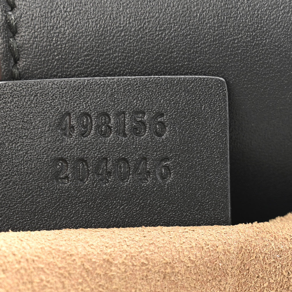 GG Supreme Monogram Small Padlock Tote Black