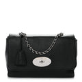 Small Classic Grain Calfskin Medium Lily Black