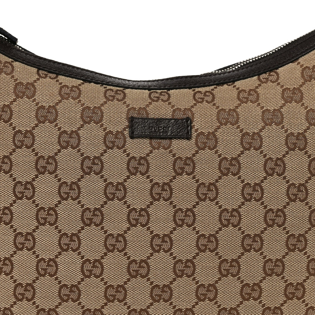 Monogram Medium Half Moon Hobo Dark Brown