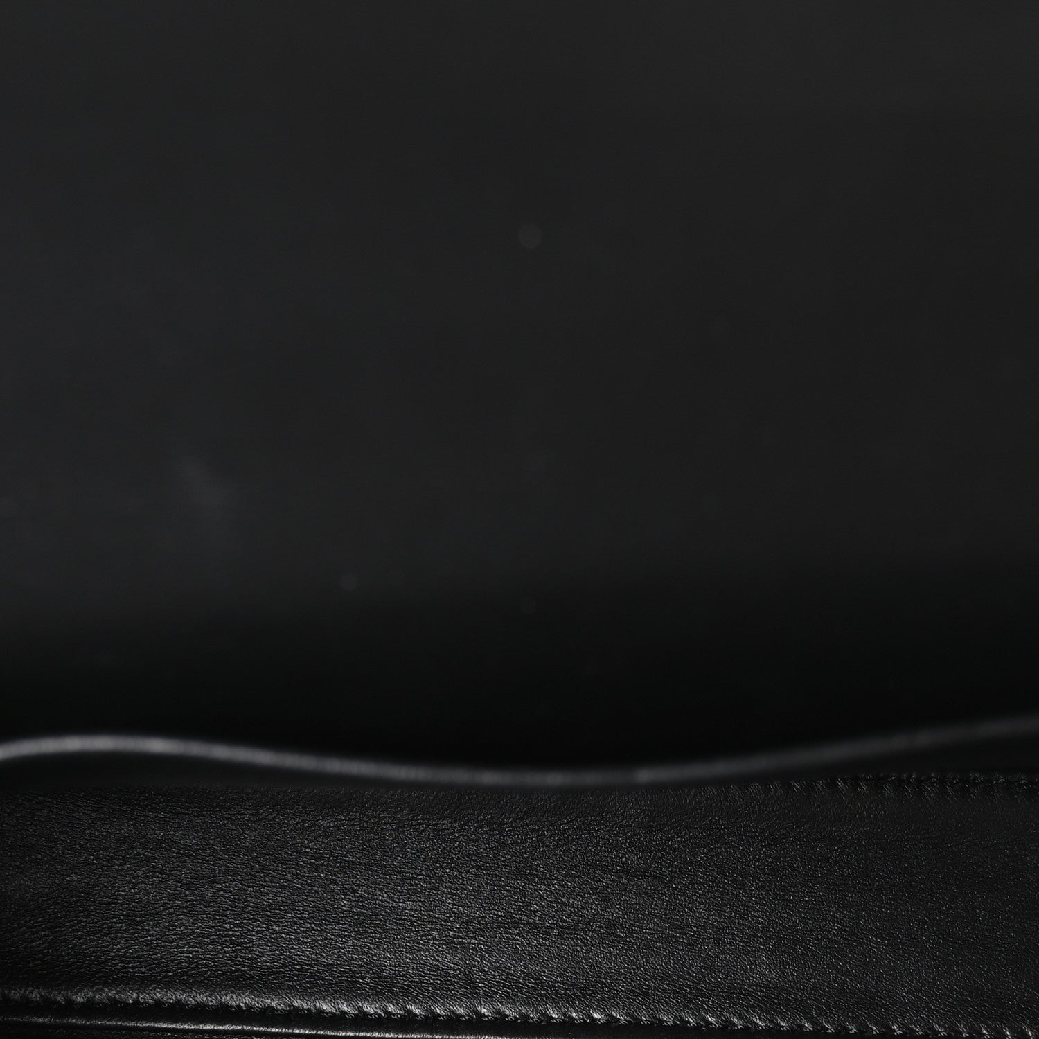 Shiny Calfskin Triomphe Shoulder Bag Black