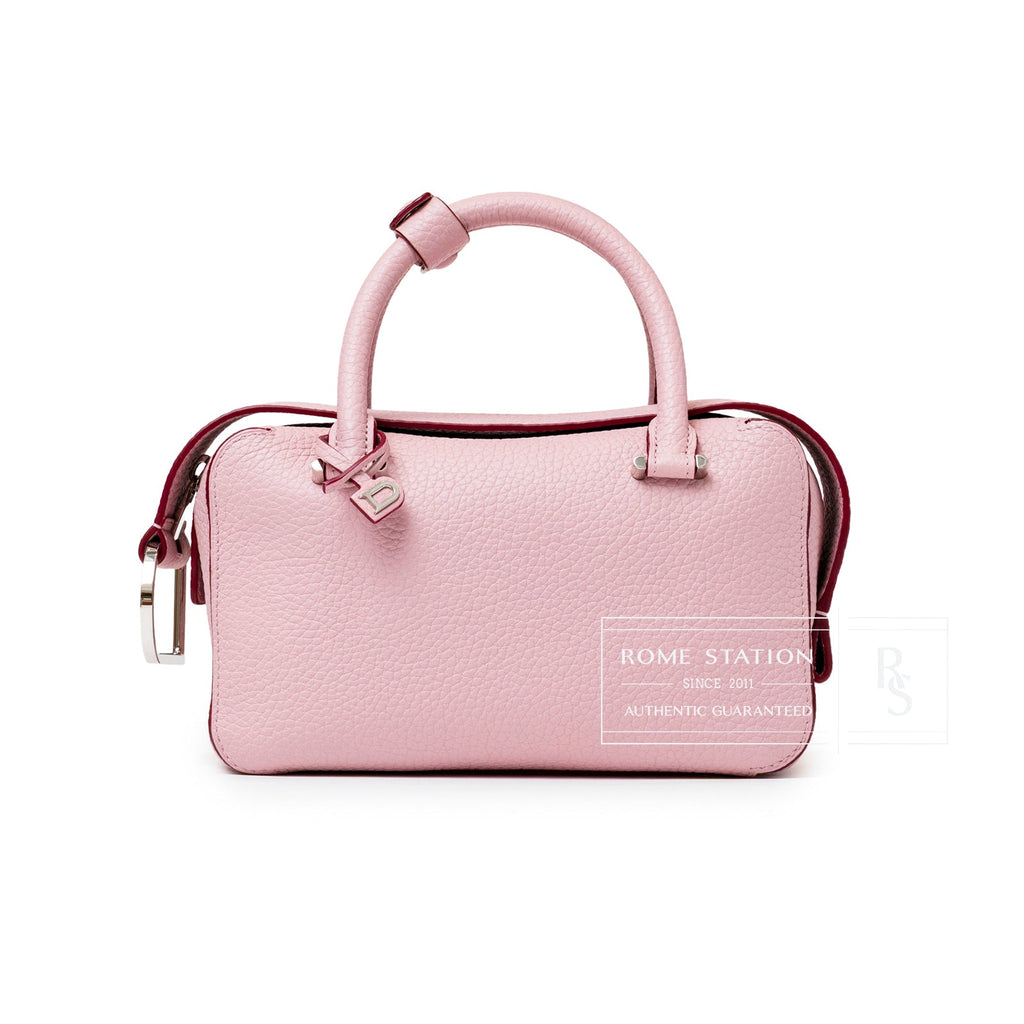 Delvaux Cool Box Mini Taurillon Soft Blush Palladium Hardware