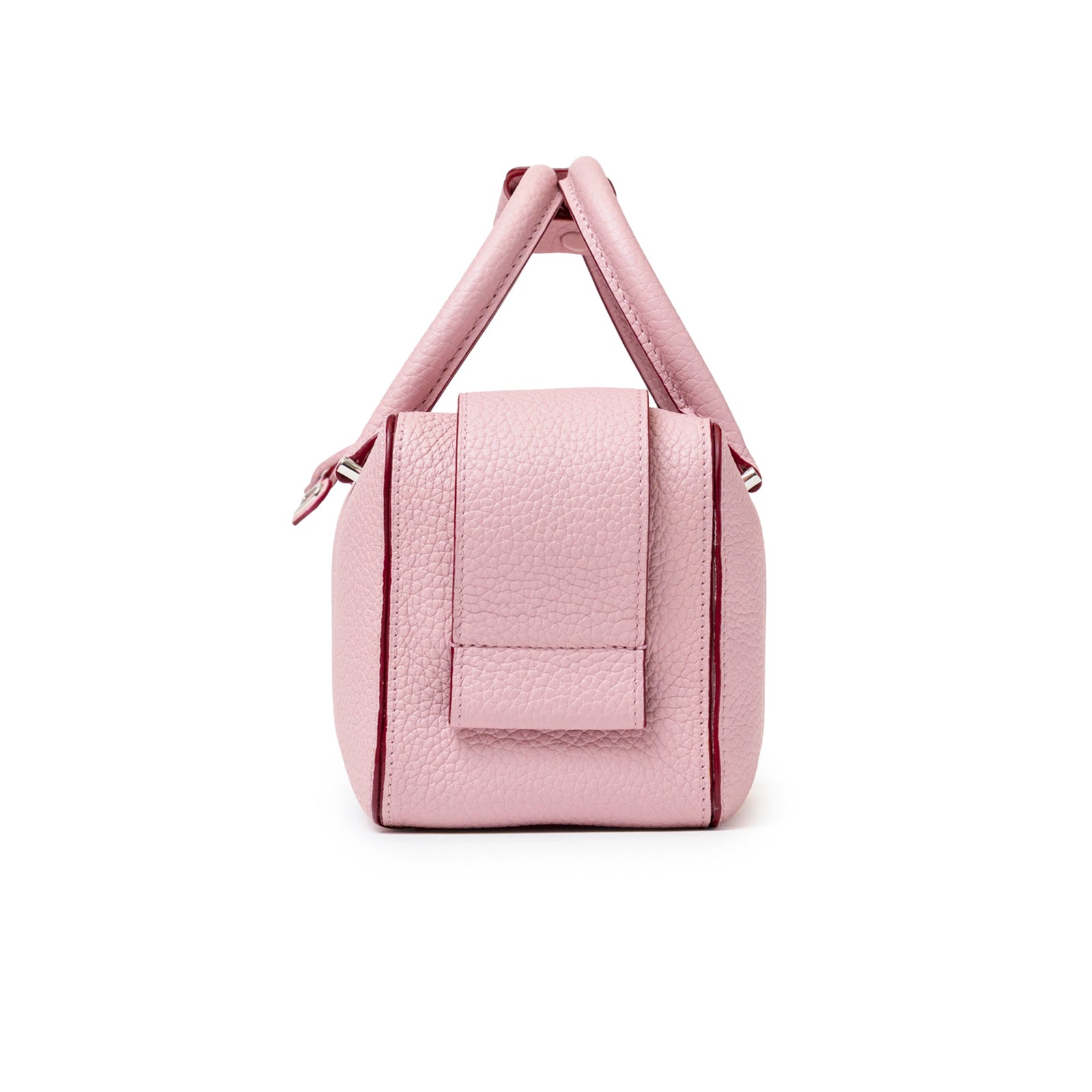 Delvaux Cool Box Mini Taurillon Soft Blush Palladium Hardware