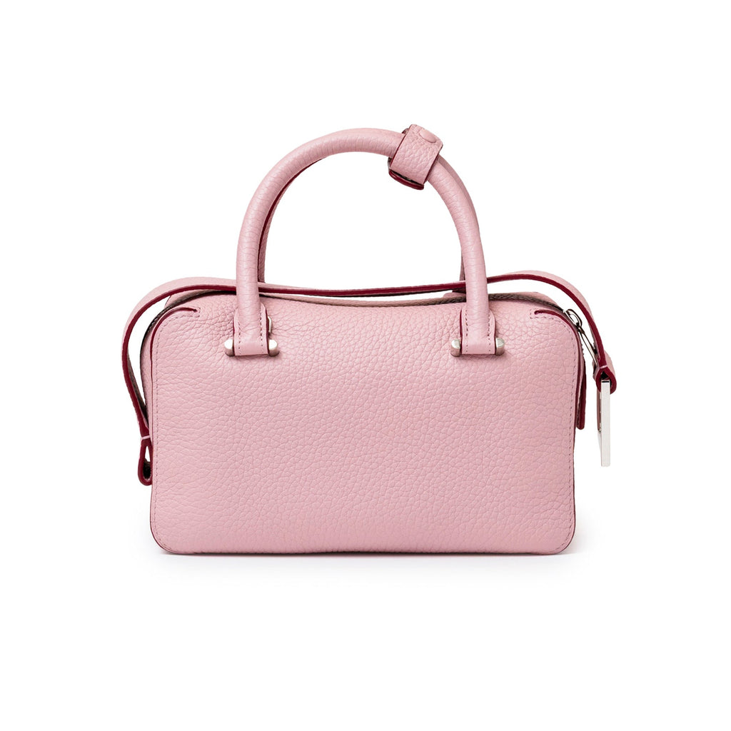 Delvaux Cool Box Mini Taurillon Soft Blush Palladium Hardware