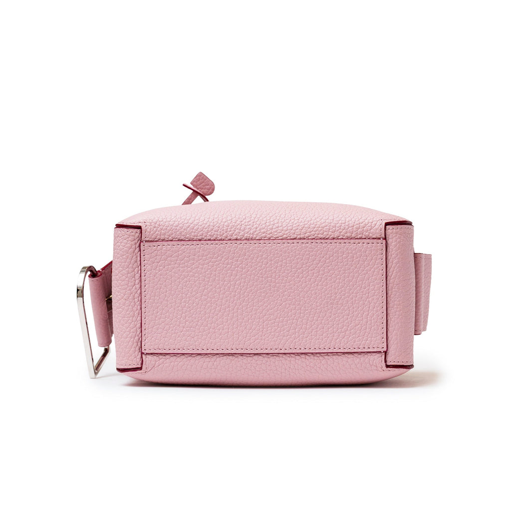 Delvaux Cool Box Mini Taurillon Soft Blush Palladium Hardware