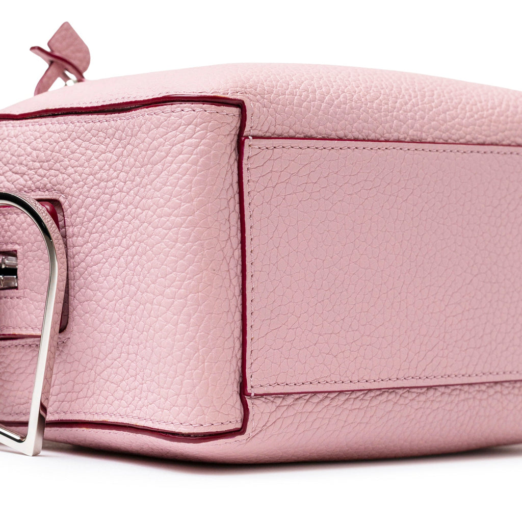 Delvaux Cool Box Mini Taurillon Soft Blush Palladium Hardware