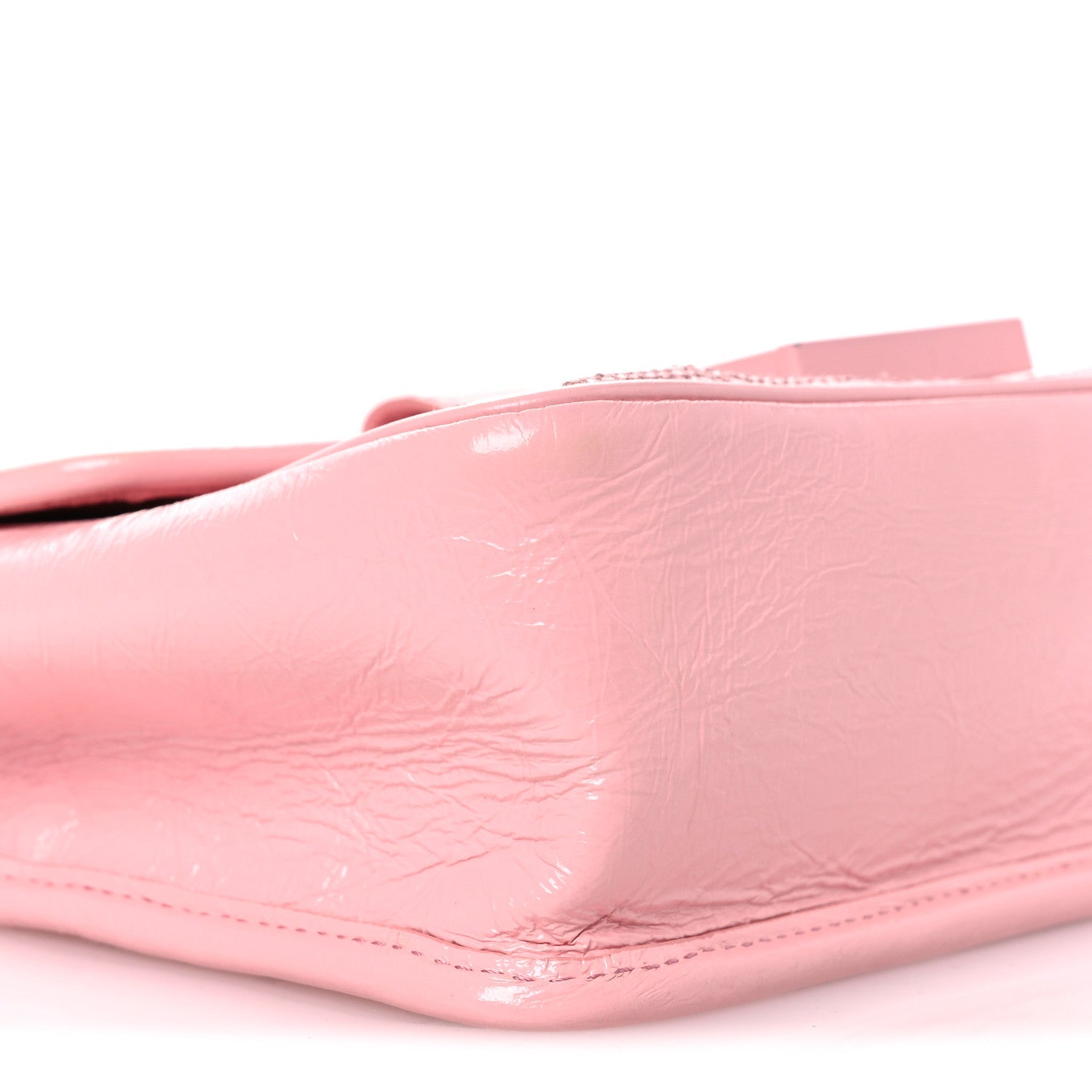 Crash Calf Quilted Mini Travia Shoulder Bag Pink