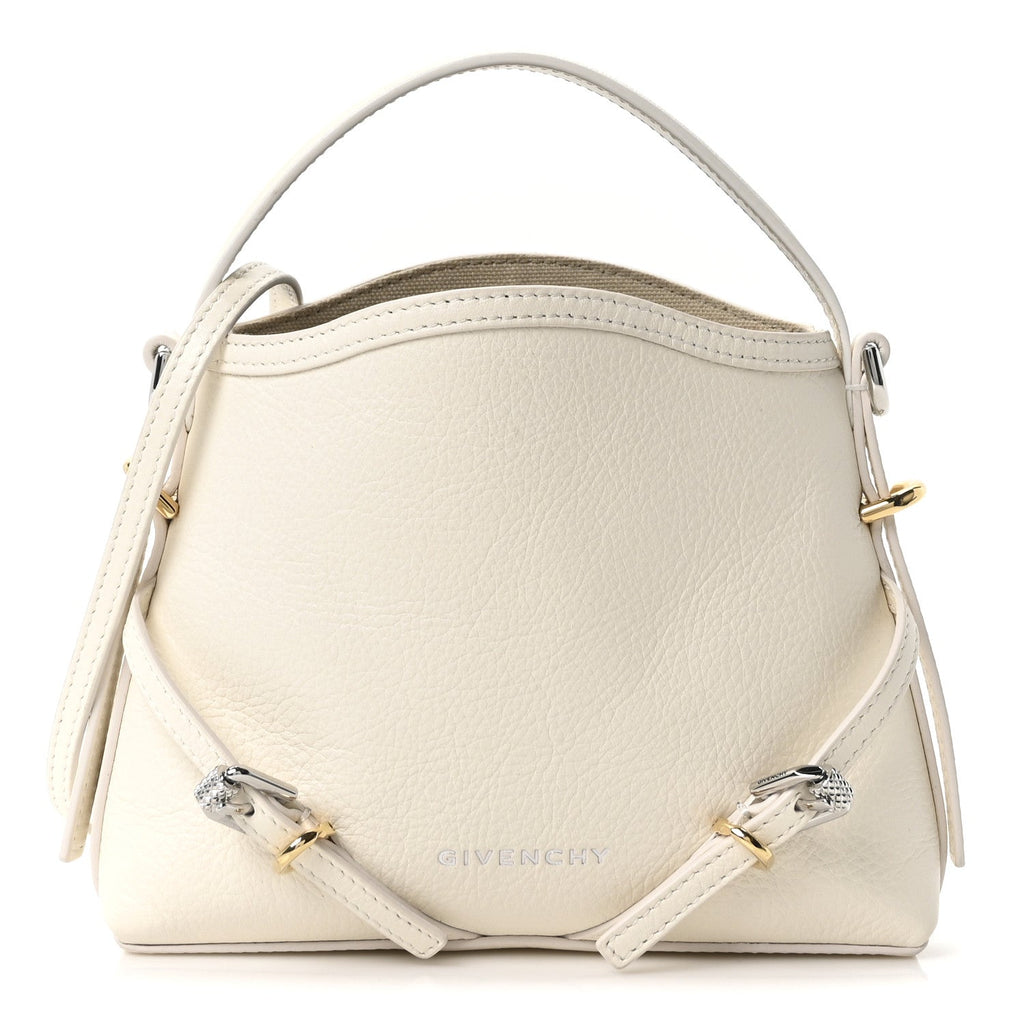 Calfskin Nano Voyou Bag White