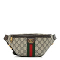 GG Supreme Monogram Web Small Ophidia Belt Bag Beige Ebony New Acero