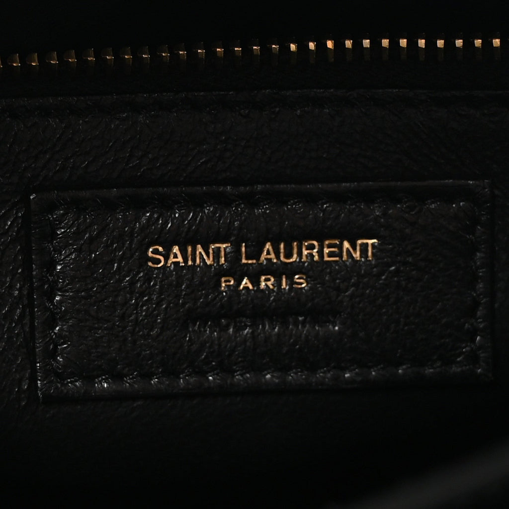 Grain De Poudre Monogram Cassandra Clasp Bag Black