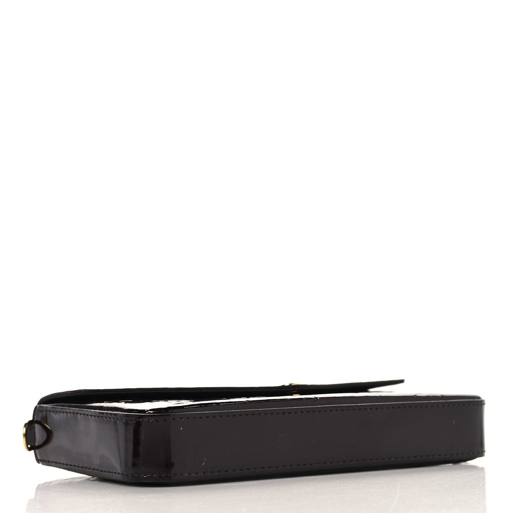 Vernis Pochette Felicie Chain Wallet Amarante
