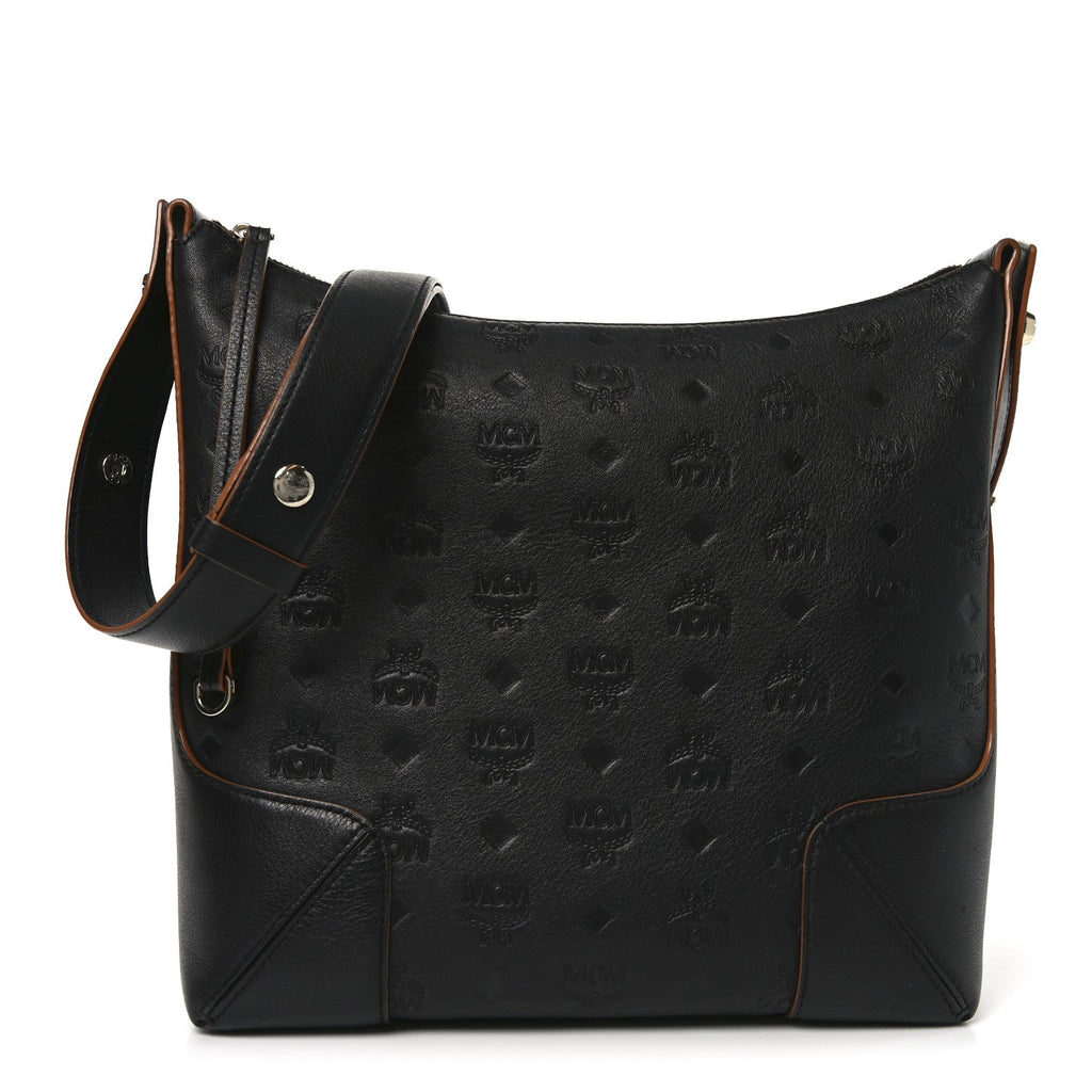 Calfskin Ottomar Monogram Klara Medium Hobo Black