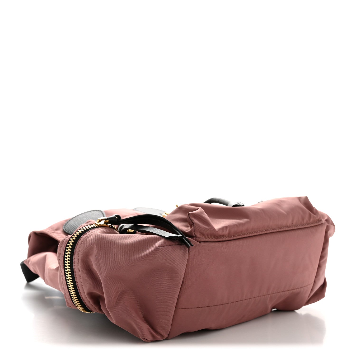 Nylon Medium Rucksack Backpack Mauve Pink