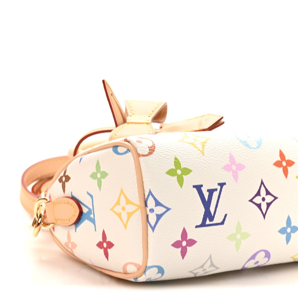 LV X TM Monogram Multicolor Nano Speedy White