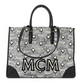 Nappa Jacquard Monogram Large Tote Grey