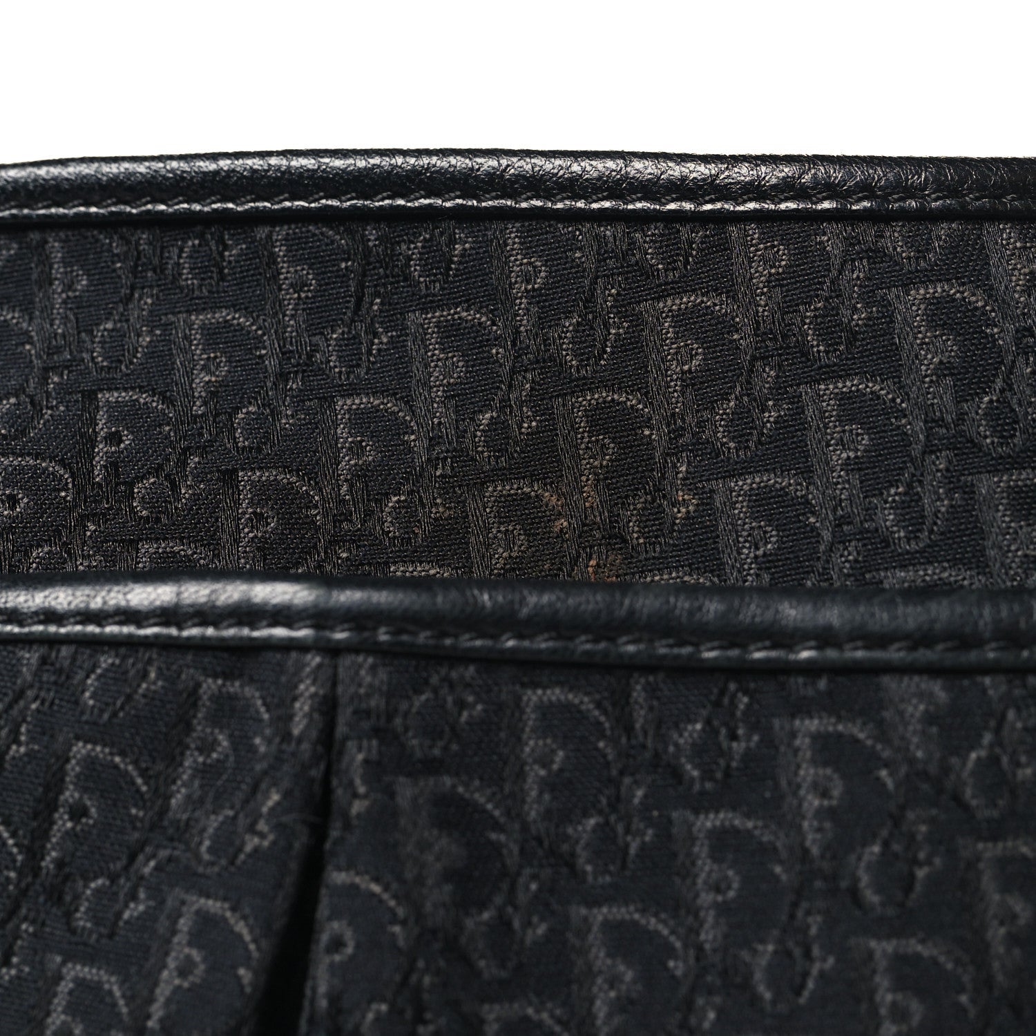 Canvas Diorissimo Buckle Messenger Black